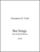 Bee Songs from Emily Dickinson SSAA choral sheet music cover